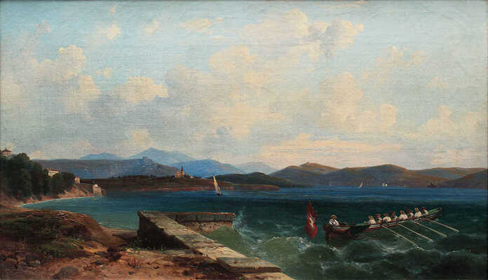 Фидлер Бернхард. Вид на морской залив 